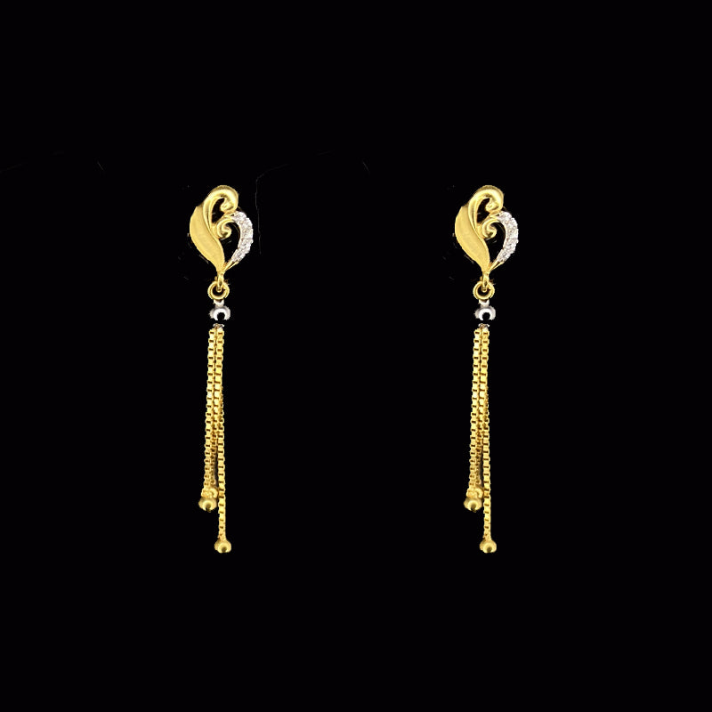 ADDGRIP Gold color, transparent Chain, ear chain for earrings, invisible  ear chain, Ear chain, ear chain for women, earring chain for heavy earrings,  Girls - 2 Set : Amazon.in: Fashion